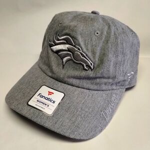 Women's Denver Broncos hat cap strapback fanatics gray nfl